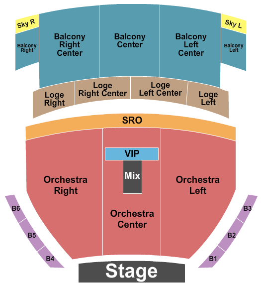 Capitol Theatre - Port Chester Seating Chart: End Stage 3