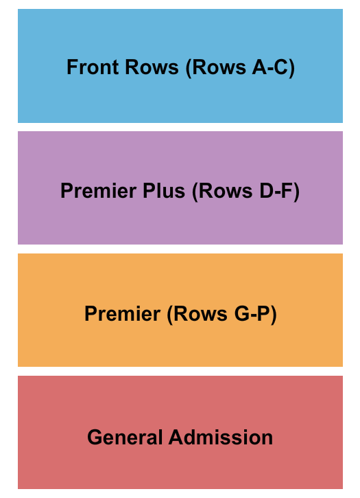 Capital Turnaround Seating Chart: GA/Premier/Premier Plus/Front Row