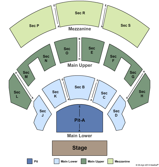 Capitol Theatre Seating Chart
