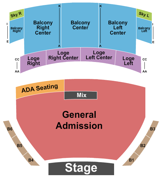 Capitol Theatre - Port Chester Seating Chart: Endstage GA/no VIP
