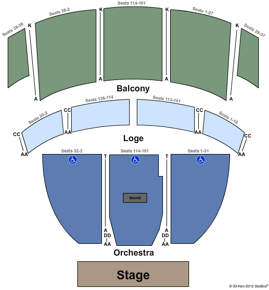 Wheeling Capitol Theater Seating Chart