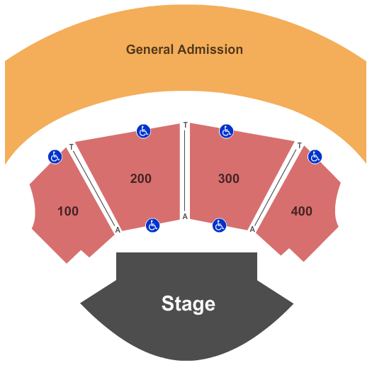 The Adderley Amphitheater at Cascades Park Seating Chart