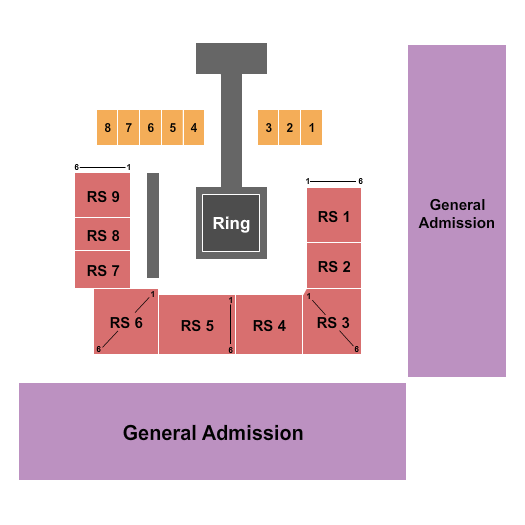 Caribe Royale Orlando Seating Chart: Boxing 3