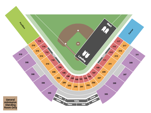 Carilion Clinic Field At Salem Memorial Ballpark Seating Chart: Nitro Circus