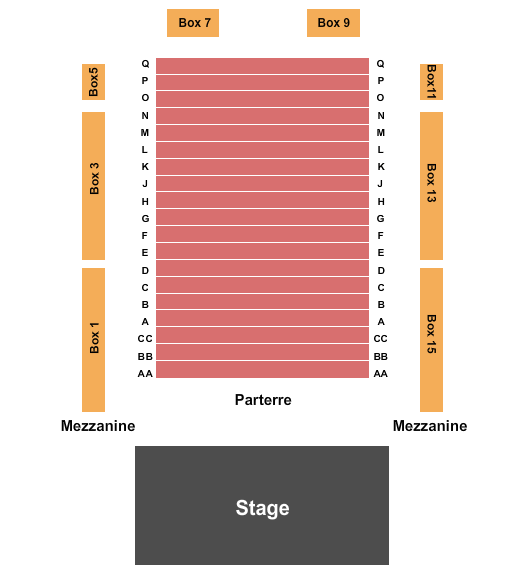 Carnegie Hall - Judy & Arthur Zankel Hall Seating Chart: End Stage