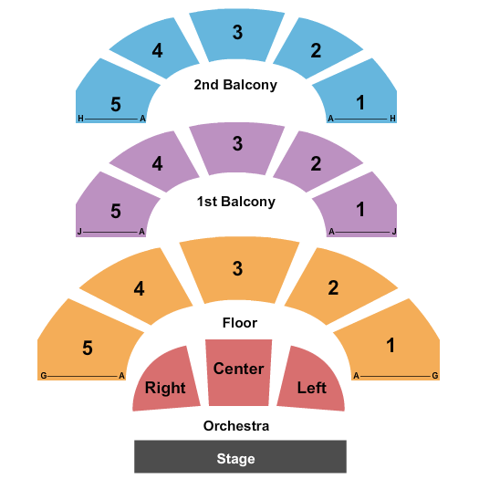 Carnegie Music Hall of Oakland Seating Chart