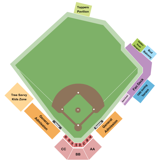 Carson Park - WI Seating Chart: Baseball