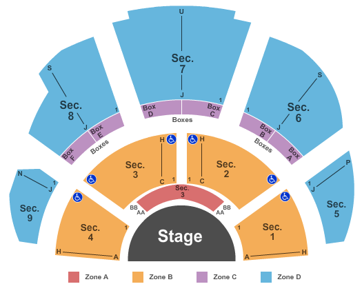 Casa Manana Seating Chart