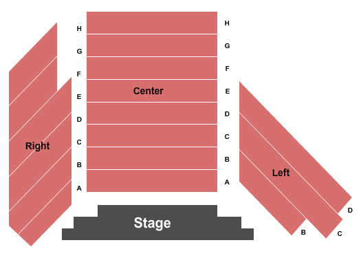 Cascades Theatrical Company Seating Chart: End Stage