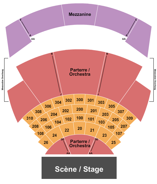 Casino du Lac-Leamy Seating Chart: Endstage 2 Tables