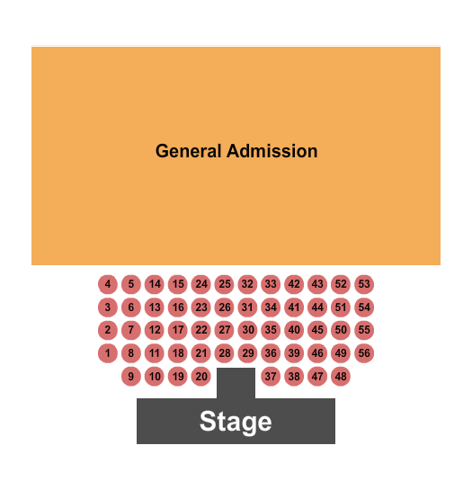Casino Rama Entertainment Centre Seating Chart: Endstage Tables 2