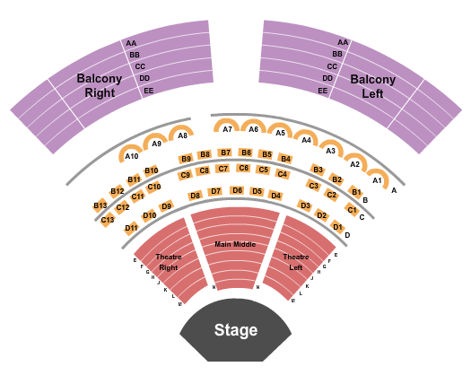 Casino Regina Seating Chart: Endstage 2