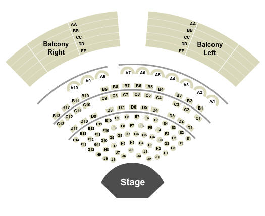 Casino Regina Seating Chart: End Stage