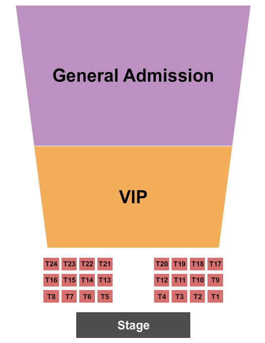 Castle Knoll Farms and Amphitheater Seating Chart: GA/VIP/Table