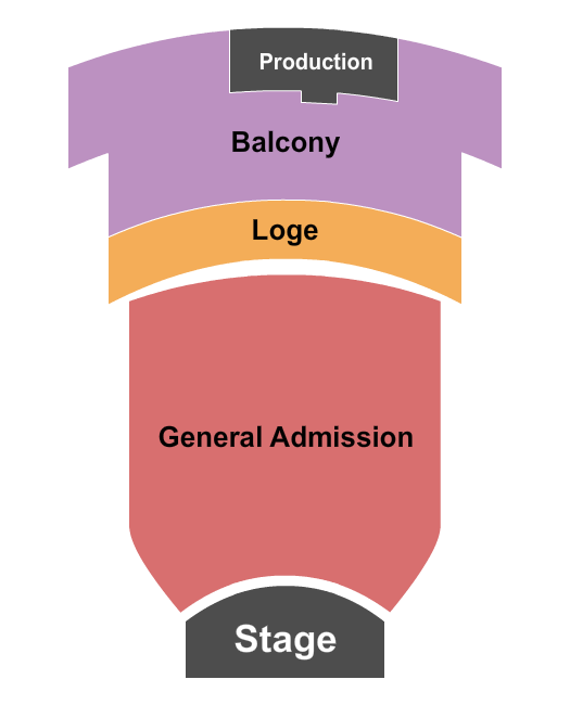 Castro Theatre Seating Chart: Endstage GA Floor
