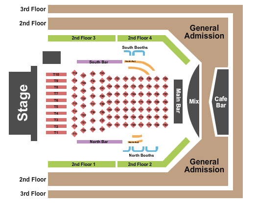 Category 10 Seating Chart: Tracy Lawrence