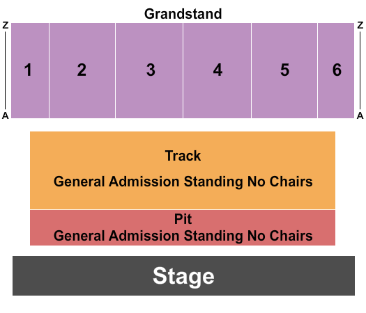 Cattaraugus County Fair Seating Chart: Endstage Pit