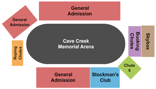 Cave Creek Memorial Arena Seating Chart: Rodeo