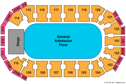 Cedar Park Center Seating Chart