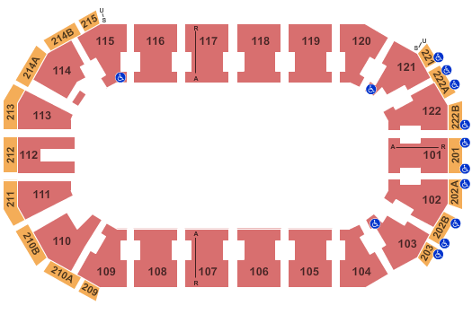HEB Center at Cedar Park Seating Chart: Ice Racing
