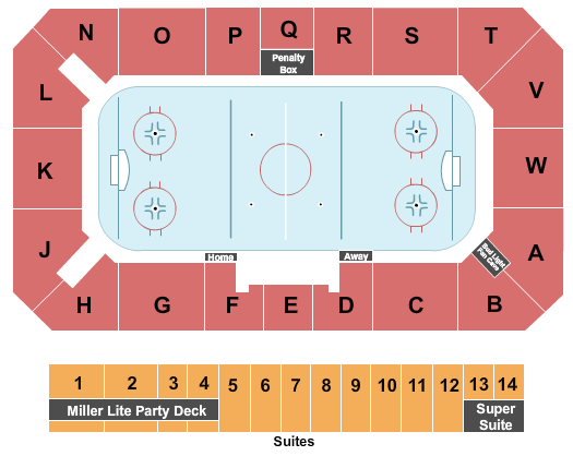 Des Moines Buccaneers Seating Chart