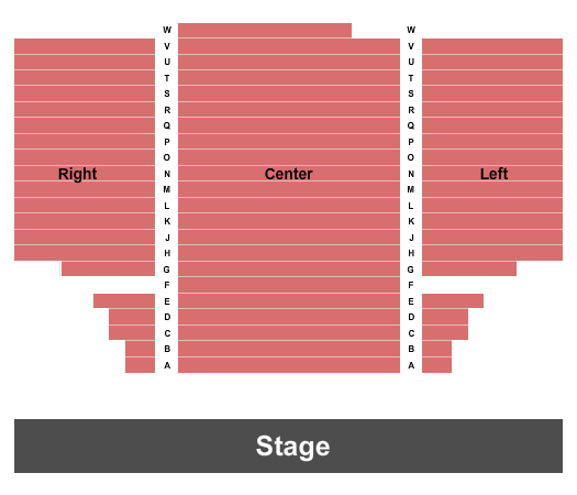 Cedar River Complex - Krapek Family Fine Arts Center Seating Chart: End Stage