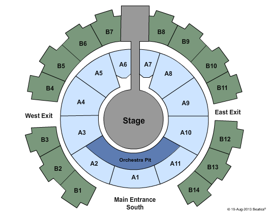 Celebrity Theater Seating Chart