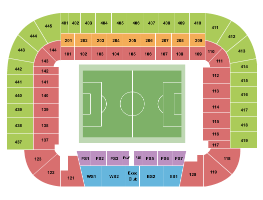 Celtic Park Seating Chart: Soccer