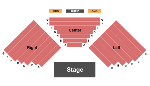 Center Stage Theater At West Shore Community College Seating Chart: Endstage