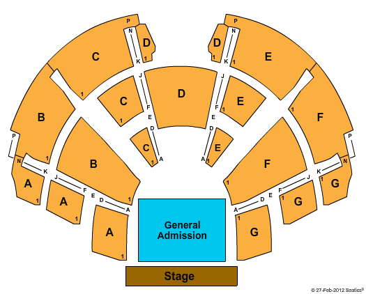 Center Stage Theatre Seating Chart
