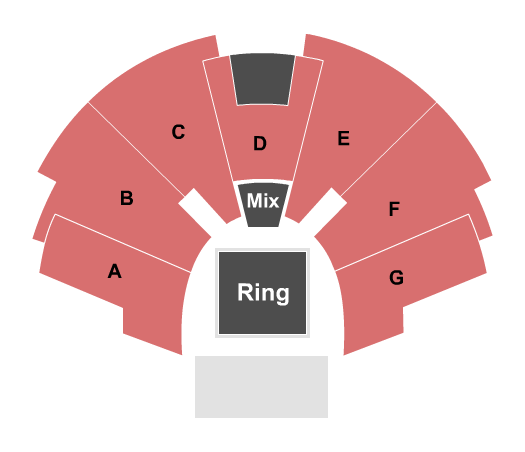 Center Stage Theatre Seating Chart: Wrestling