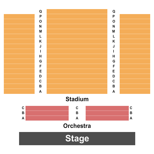 Central Park Performing Arts Center Seating Chart: Endstage 2