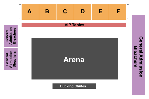 Central States Fair - Grandstand Arena Seating Chart: Rodeo 2