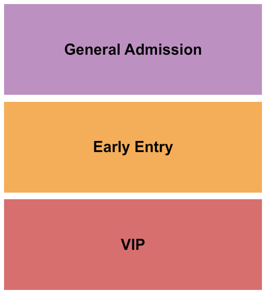 Central Wesleyan Church Seating Chart: VIP/Early Entry/GA