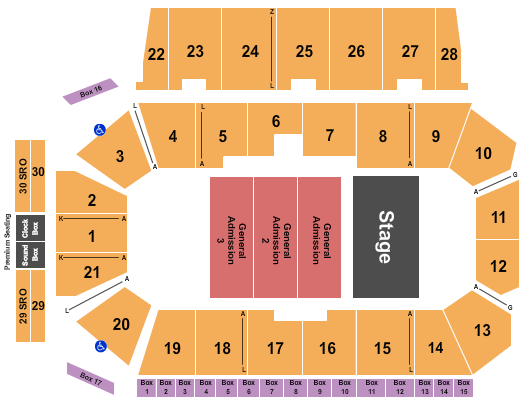 Centre 200 Seating Chart: Flo Rida