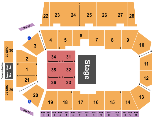 Centre 200 Seating Chart: Quarterhouse RSV