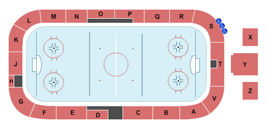 Centre Agnico Eagle Seating Chart: Hockey 2019-20