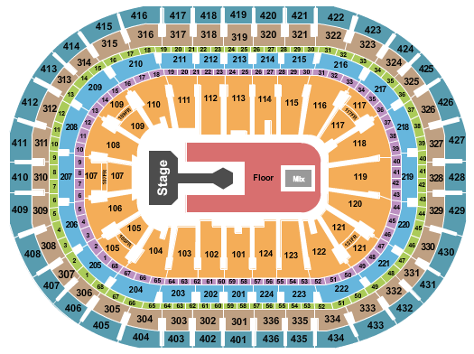 Centre Bell Seating Chart: Don Toliver