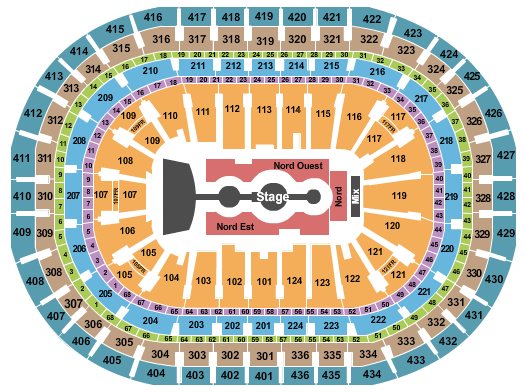 Centre Bell Seating Chart: Gracie Abrams