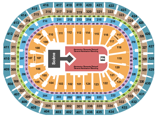 Centre Bell Seating Chart: Karan Aujla