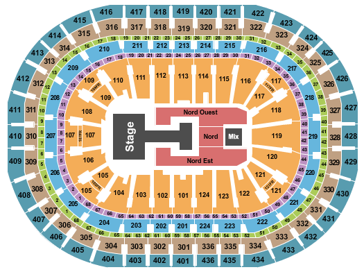 Centre Bell Seating Chart: Katseye
