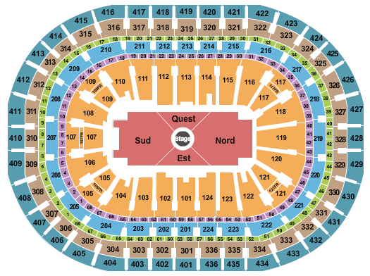 Centre Bell Seating Chart: Nate Bargatze