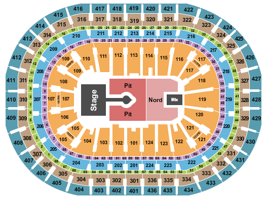 Centre Bell Seating Chart: Sabrina Carpenter