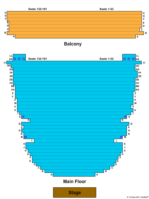 Century Concert Hall at Wichita Grand Opera Seating Chart