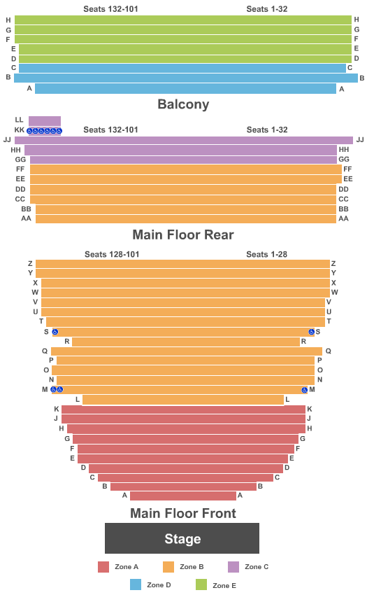 Century II Concert Hall At Century II Performing Arts & Convention Center Seating Chart