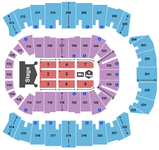 CenturyLink Center - LA Seating Chart: KISS