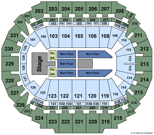 CenturyLink Center Omaha Seating Chart