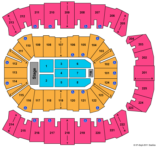 CenturyLink Center Seating Chart