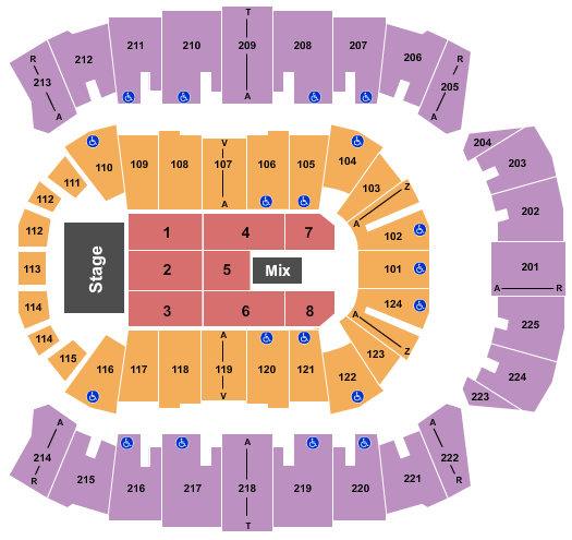 Brookshire Grocery Arena Seating Chart: Lynyrd Skynyrd