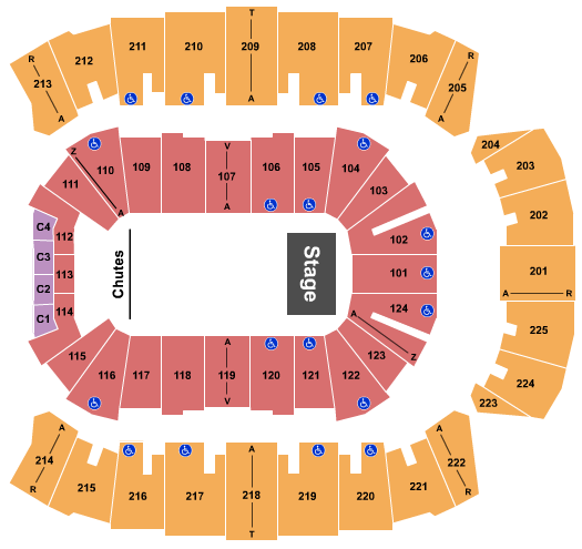 Brookshire Grocery Arena Seating Chart: Rodeo 2
